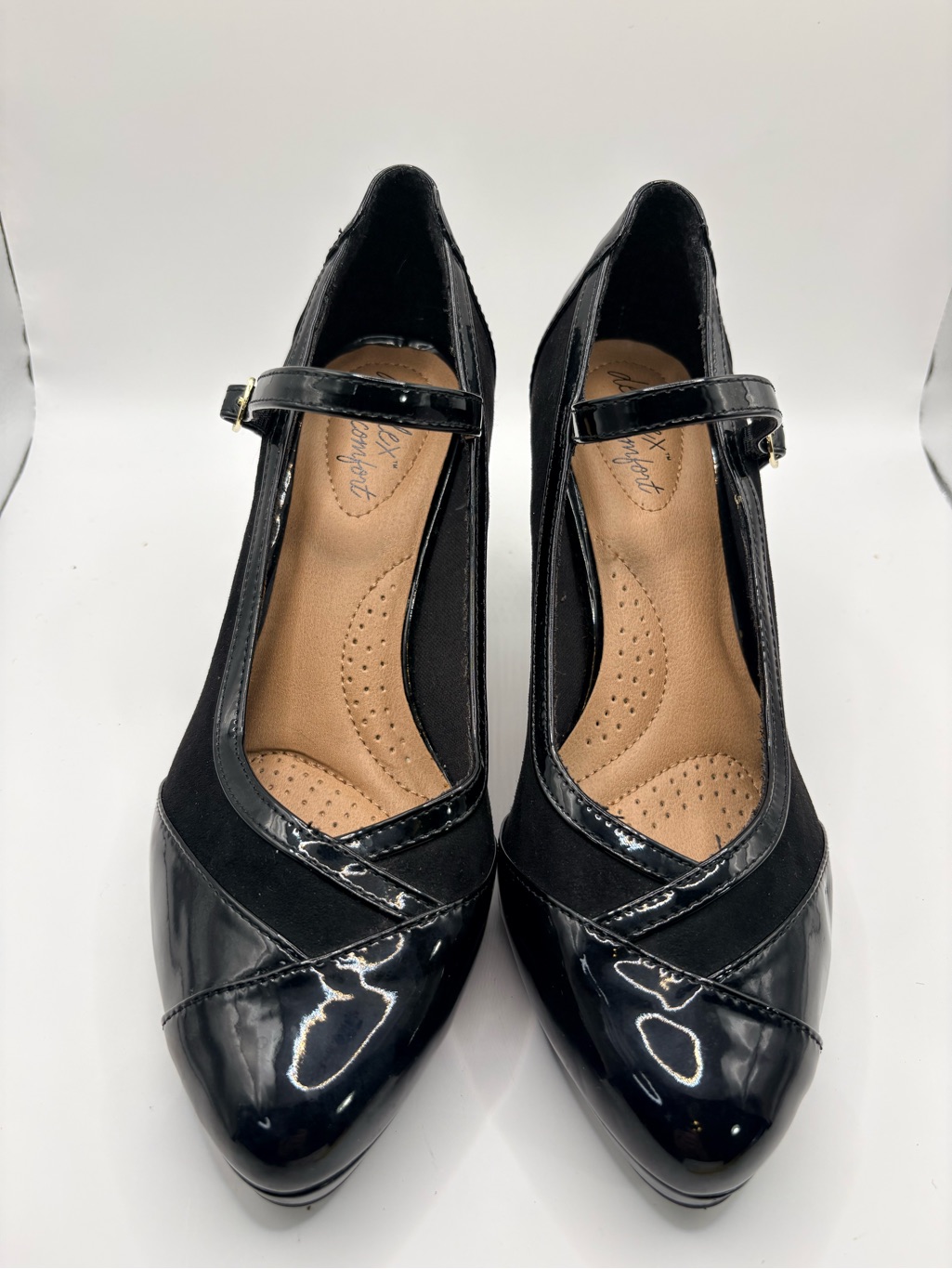 Women’s Black Mary Jane Pumps - Classic Patent & Suede